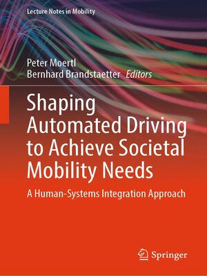 cover image of Shaping Automated Driving to Achieve Societal Mobility Needs